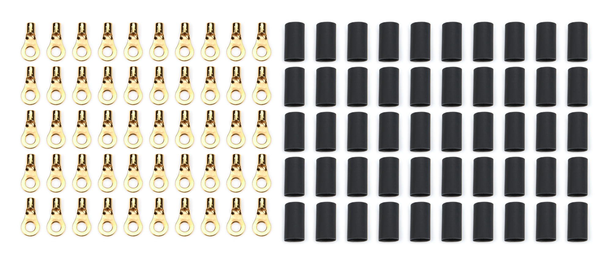 Quickcar Racing 57-471-50 Ring Terminal #8 14-16 Ga w/Heat Shrink 50pk Quickcar Racing 57-471-50