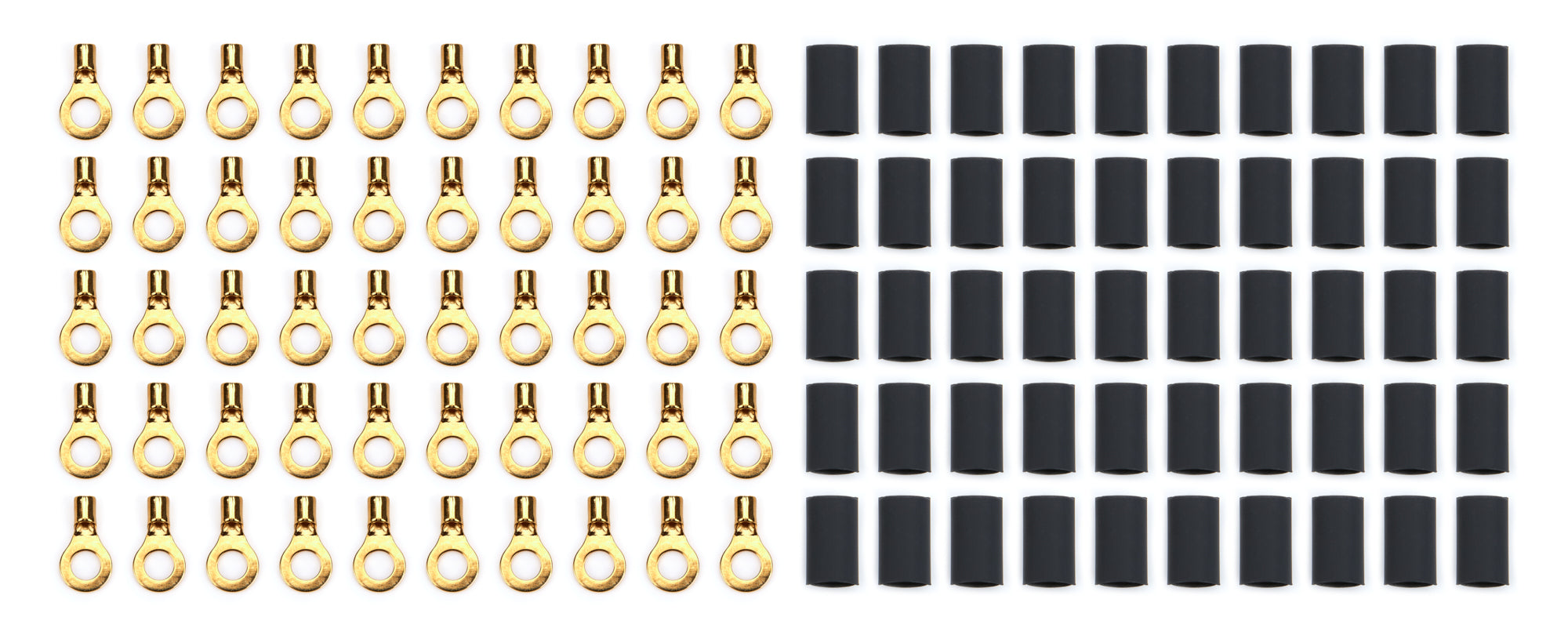 Quickcar Racing 57-472-50 Ring Terminal #10 14-16 Ga w/Heat Shrink 50pk Quickcar Racing 57-472-50