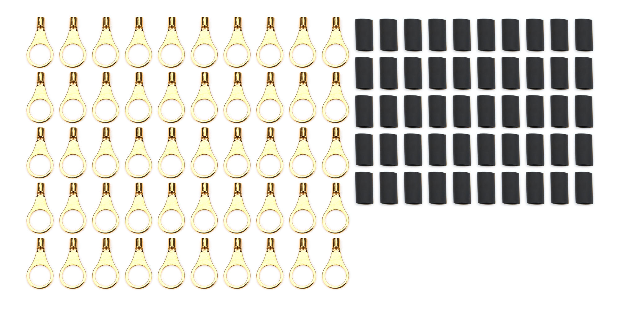 Quickcar Racing 57-473-50 Ring Terminal 3/8in 14- 16 Ga w/Heat Shrink 50pk Quickcar Racing 57-473-50