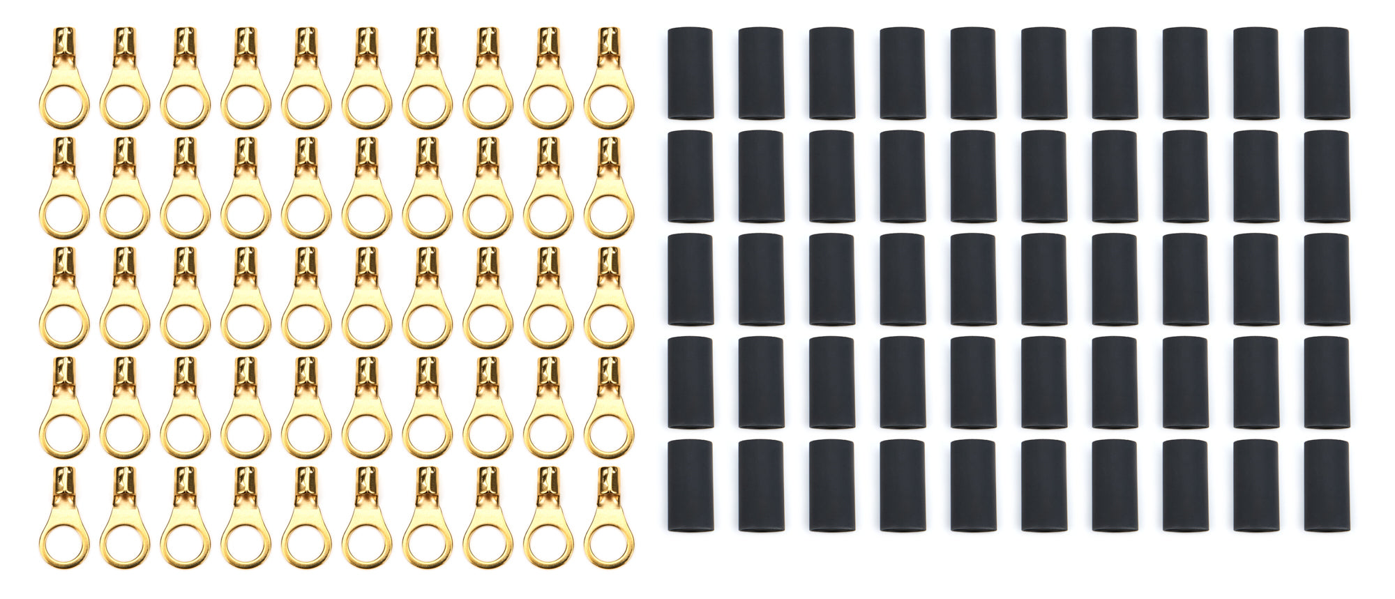 Quickcar Racing 57-474-50 Ring Terminal 3/8in 8-10 Ga w/Heat Shrink 50pk Quickcar Racing 57-474-50
