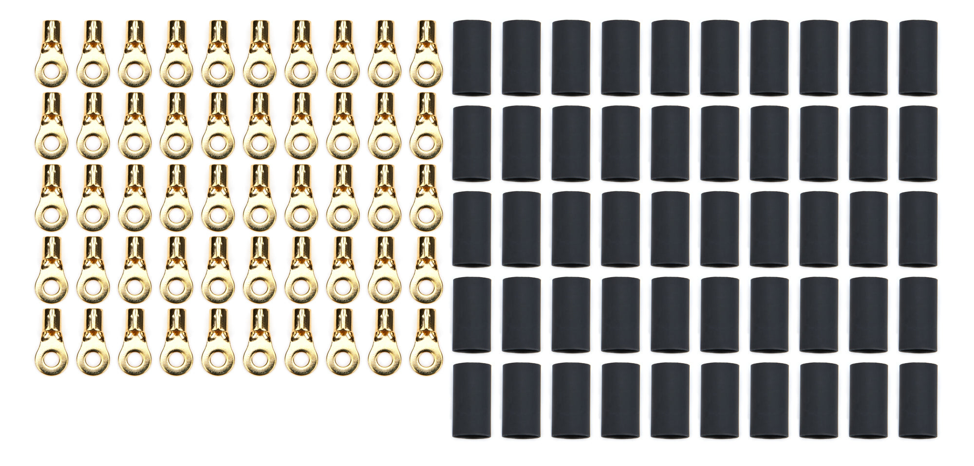Quickcar Racing 57-475-50 Ring Terminal #10 8-10 Ga w/Heat Shrink 50pk Quickcar Racing 57-475-50