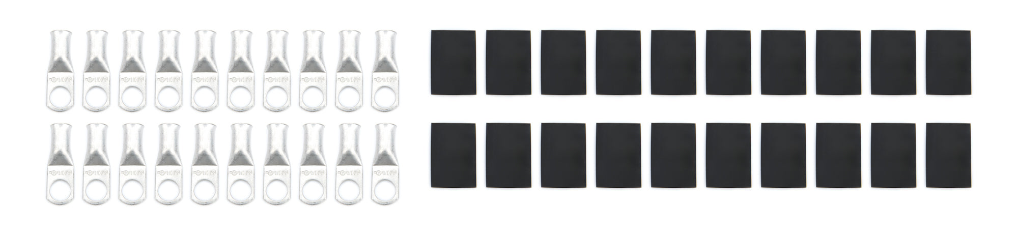 Quickcar Racing 57-530-20 Ring Terminal 3/8in 4 Ga w/Heat Shrink 20pk Quickcar Racing 57-530-20