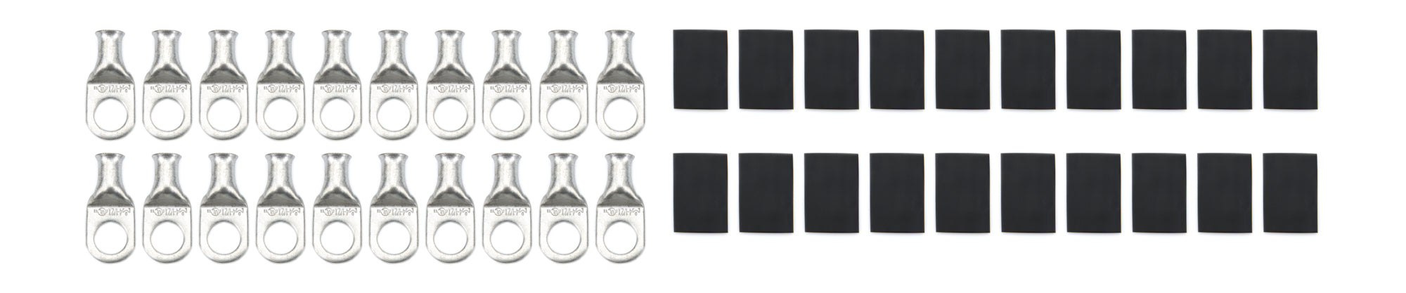 Quickcar Racing 57-535-20 Ring Terminal 1/2in 4 Ga w/Heat Shrink 20pk Quickcar Racing 57-535-20