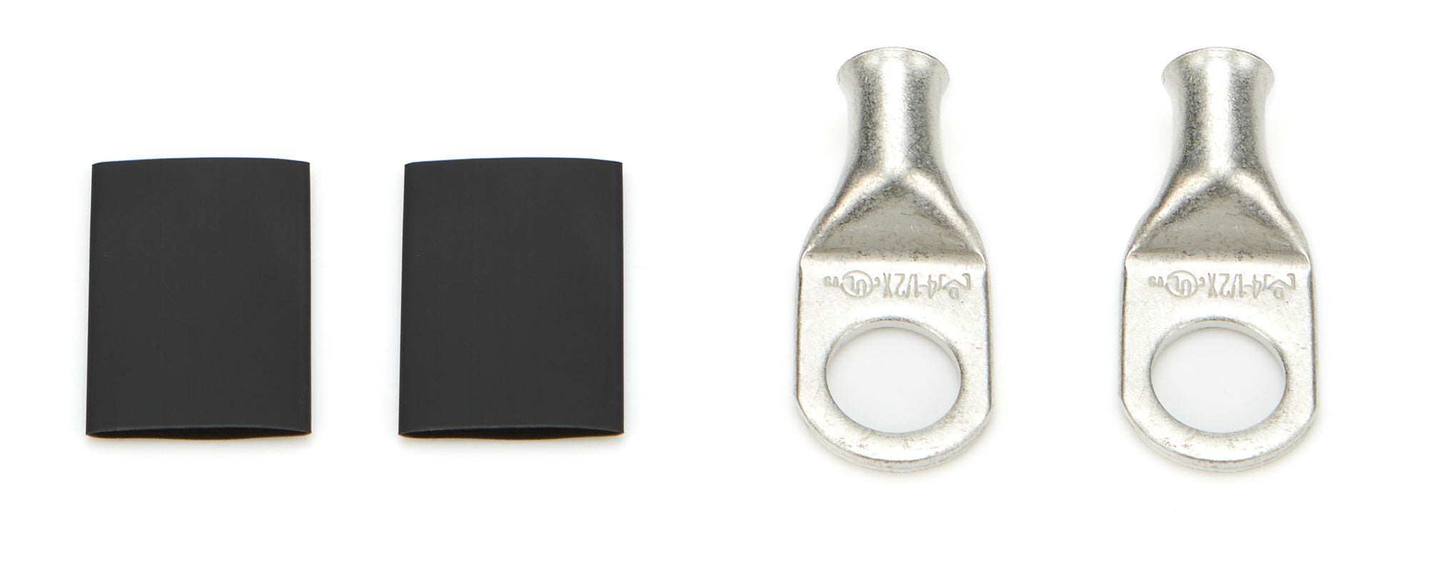 Quickcar Racing 57-535 Power Ring 4 AWG 1/2in Hole Pair w/Heat Shrink Quickcar Racing 57-535