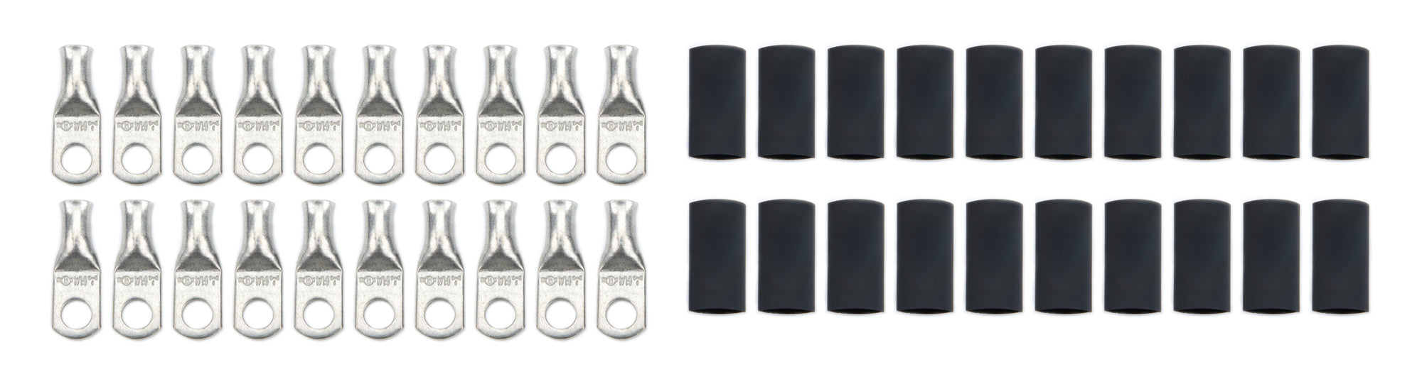 Quickcar Racing 57-570-20 Ring Terminal 1/4in 8 Ga w/Heat Shrink 20pk Quickcar Racing 57-570-20