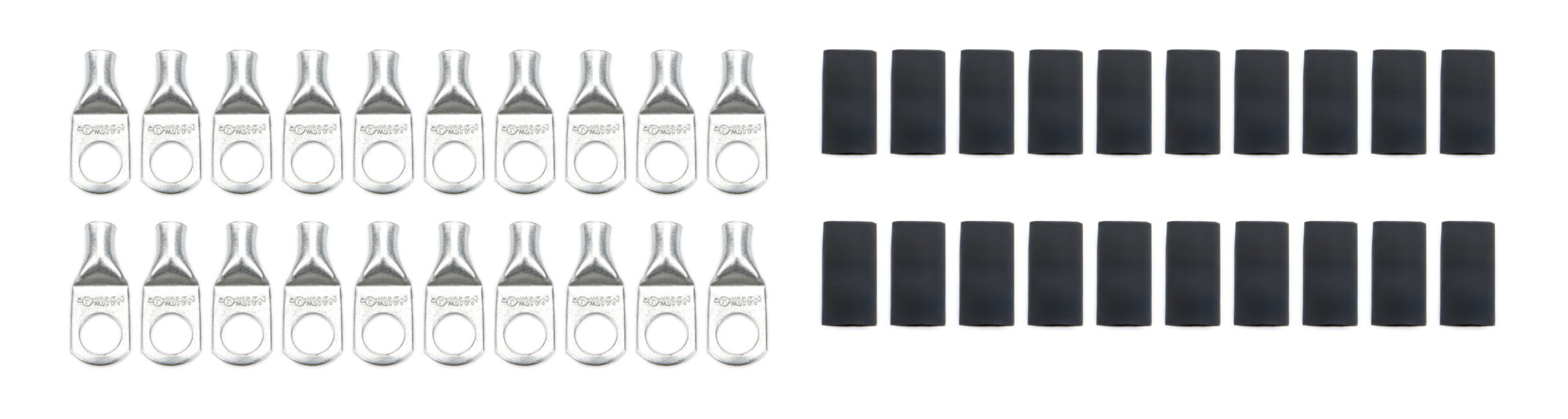 Quickcar Racing 57-572-20 Ring Terminal 3/8in 8 Ga w/Heat Shrink 20pk Quickcar Racing 57-572-20