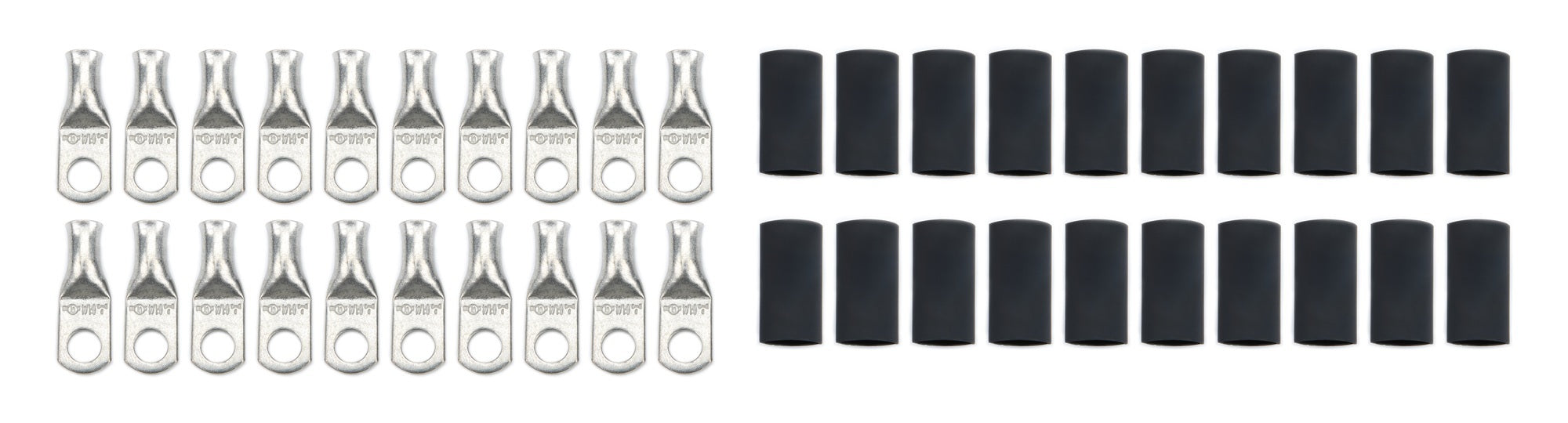 Quickcar Racing 57-580-20 Ring Terminals 1/4in 6 Ga w/Heat Shrink 20pk Quickcar Racing 57-580-20