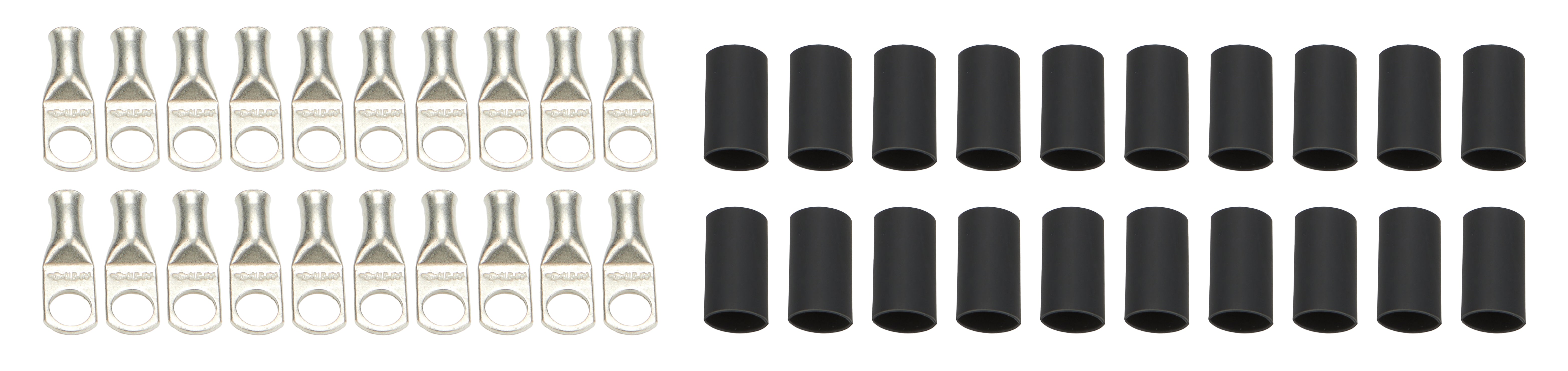 Quickcar Racing 57-583-20 Ring Terminals 1/2in 6 Ga w/Heat Shrink 20pk Quickcar Racing 57-583-20