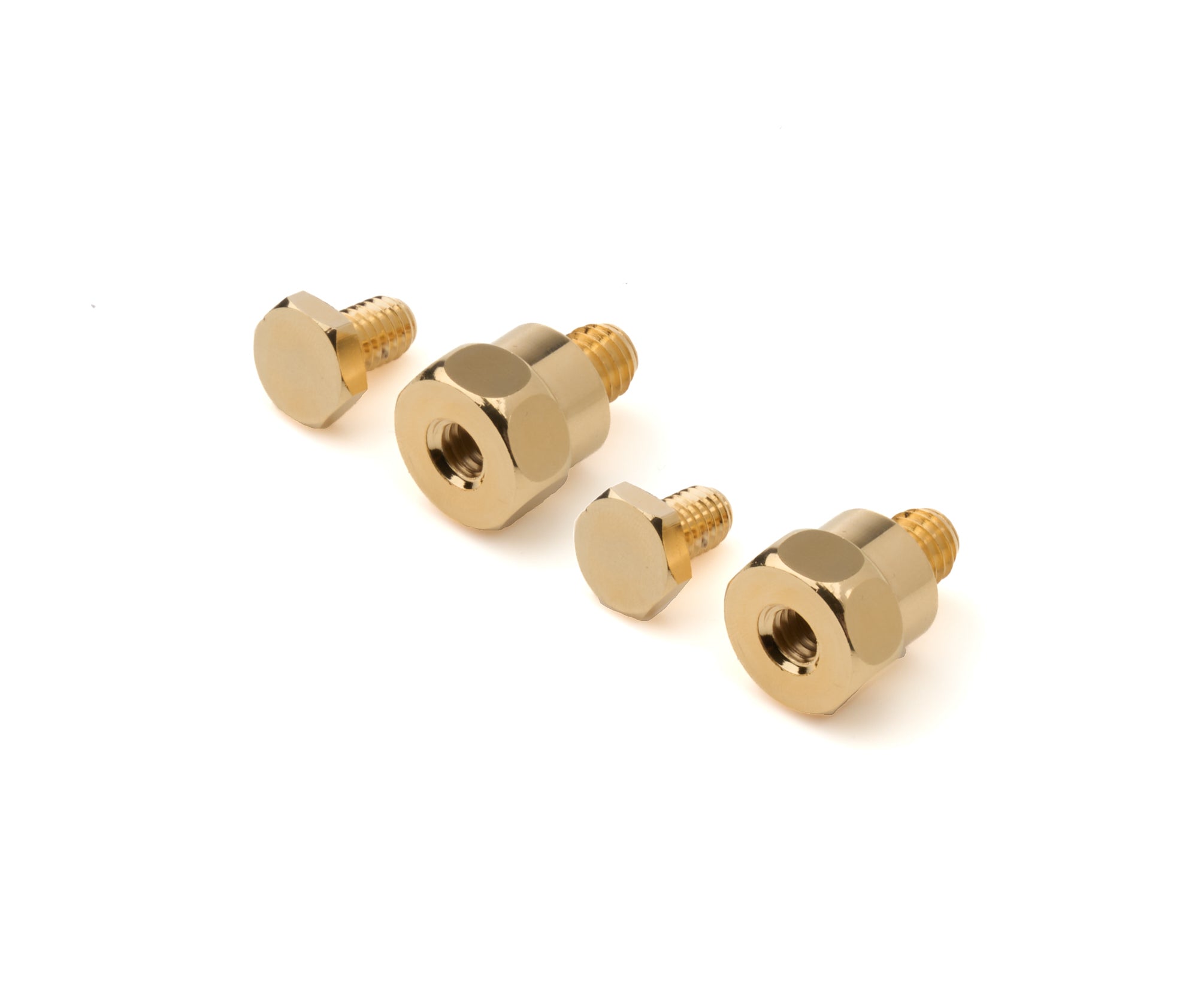 Quickcar Racing 57-665 Battery Terminals Side Mount Gold Bolt (Pair) Quickcar Racing 57-665