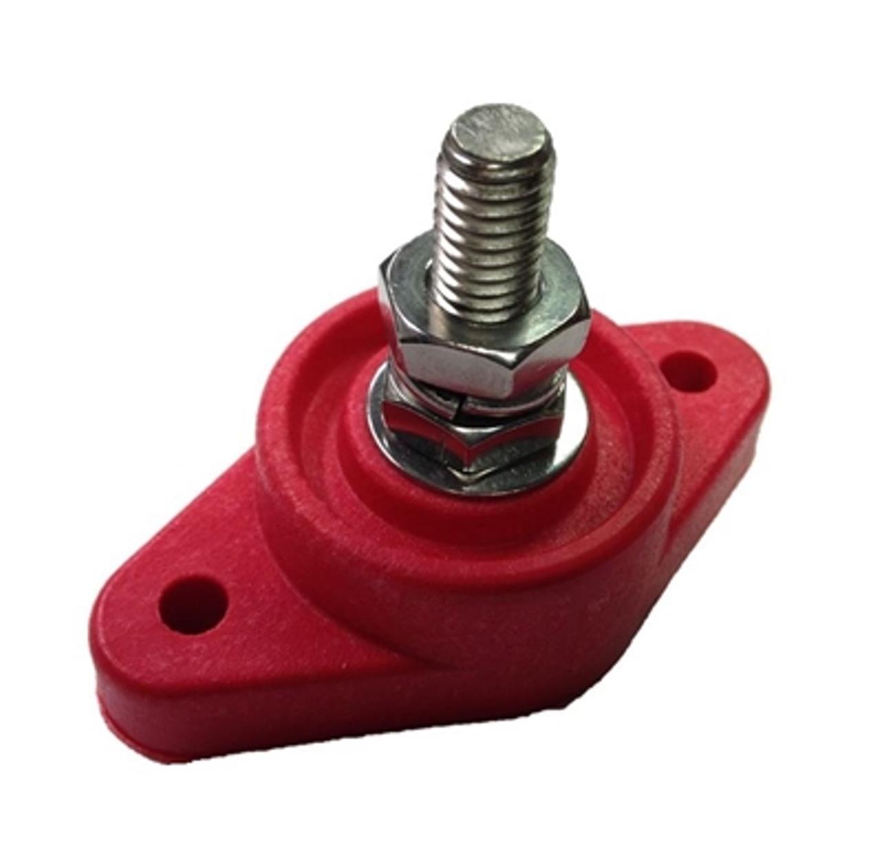 Quickcar Racing 57-807 Power Distribution Block Red Single Post Quickcar Racing 57-807