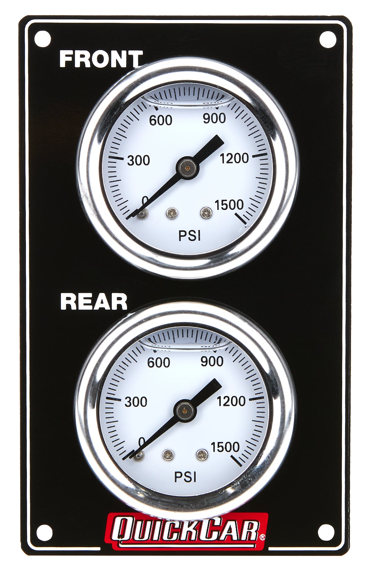 Quickcar Racing 61-105 Mini Brake Bias Gauge Panel Vertical Black Quickcar Racing 61-105