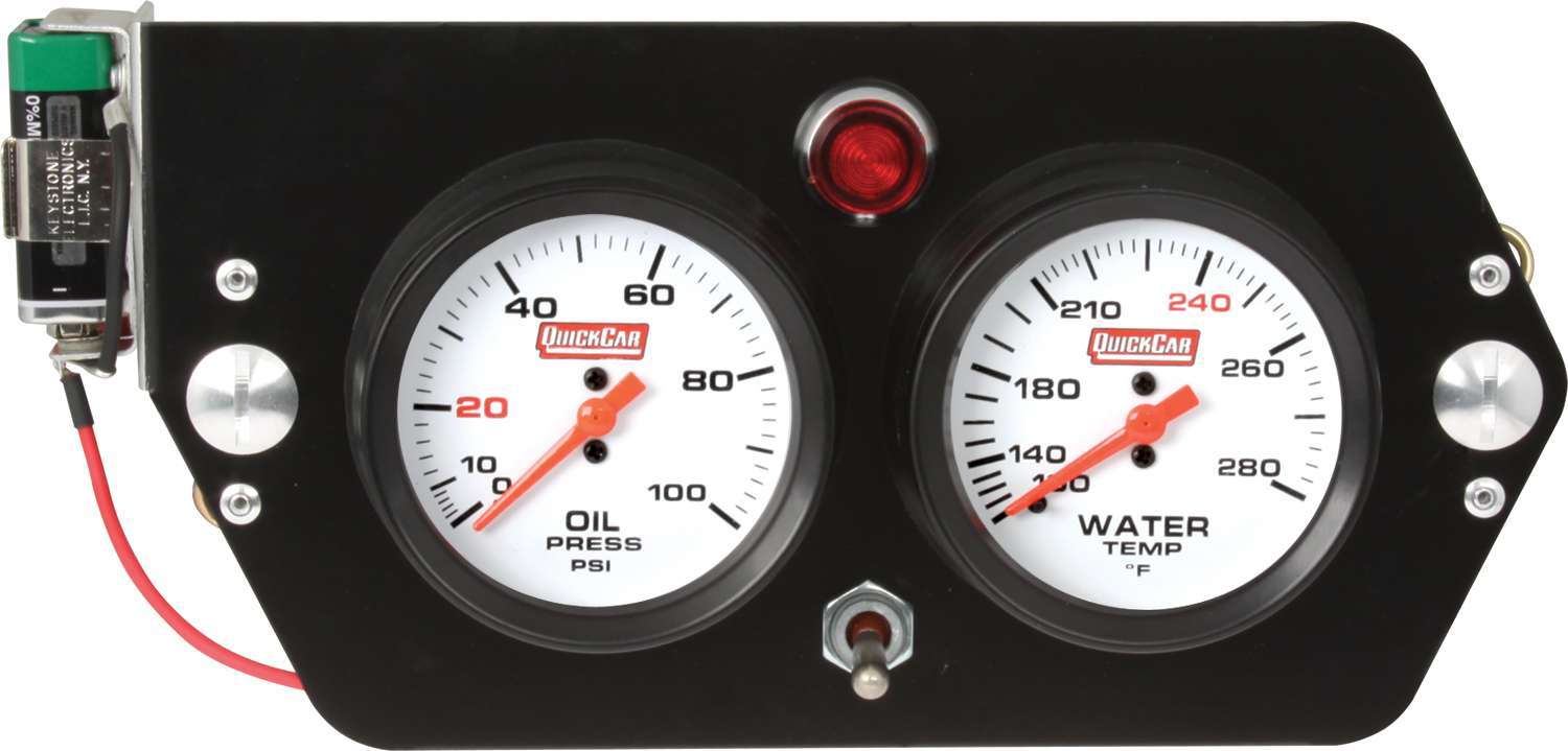 Quickcar Racing 61-6005 Gauge Panel Deluxe Sprint Quickcar Racing 61-6005