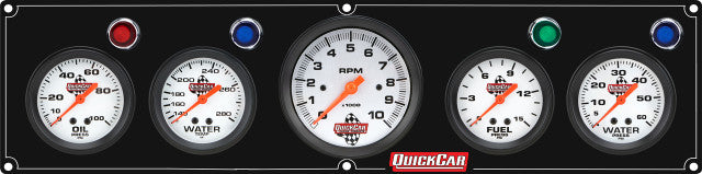 Quickcar Racing 61-67563 4-1 Gauge Panel OP/WT/FP15/WP Black Quickcar Racing 61-67563