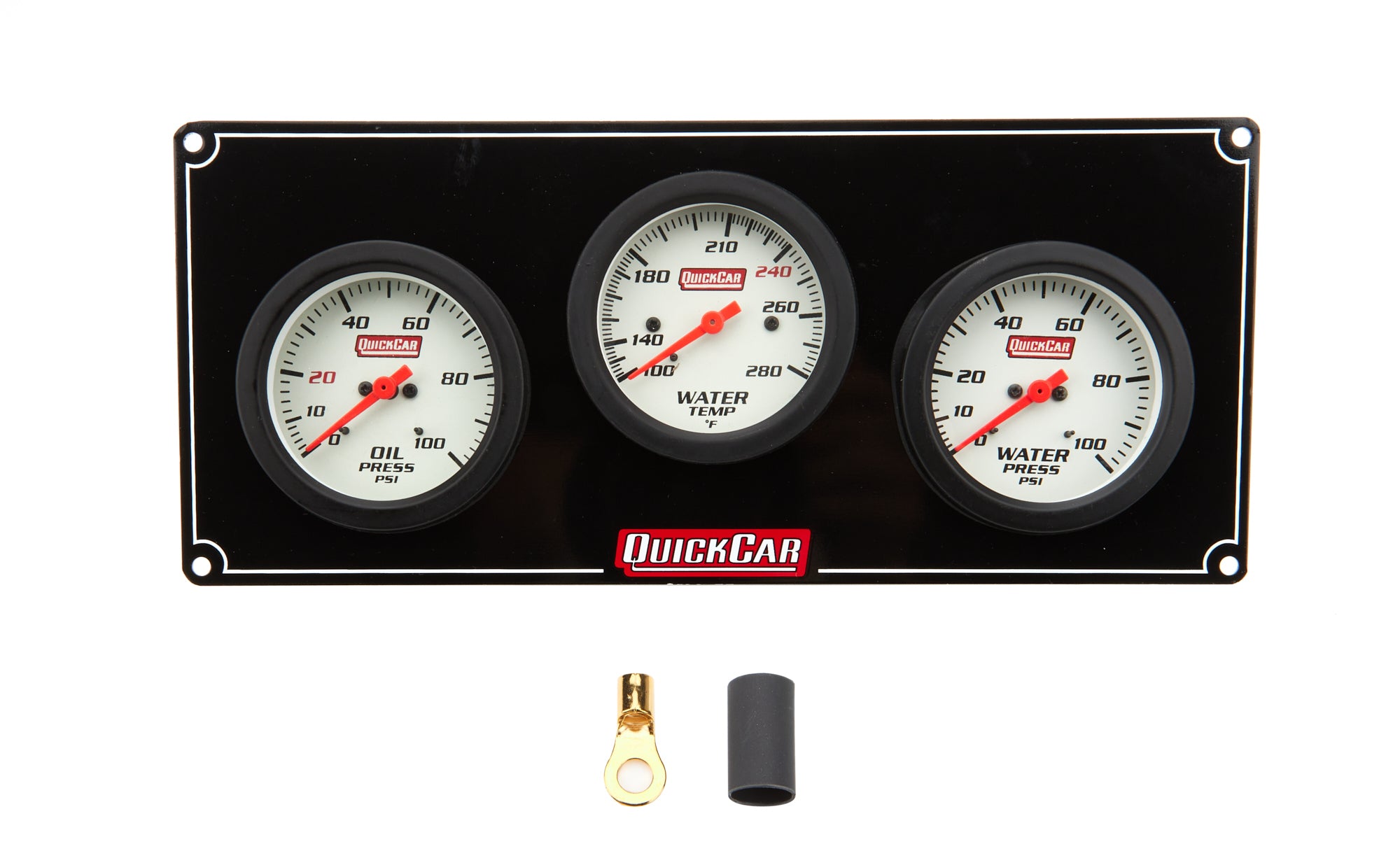 Quickcar Racing 61-7016 3 Gauge Extreme Panel OP/WT/WP Quickcar Racing 61-7016