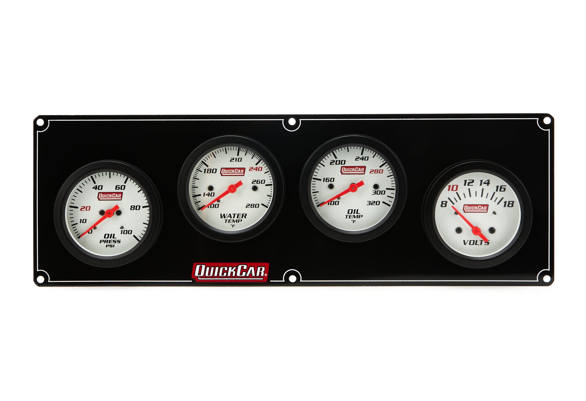 Quickcar Racing 61-7027 4 Gauge Extreme Panel OP/WT/OT/Volt Quickcar Racing 61-7027