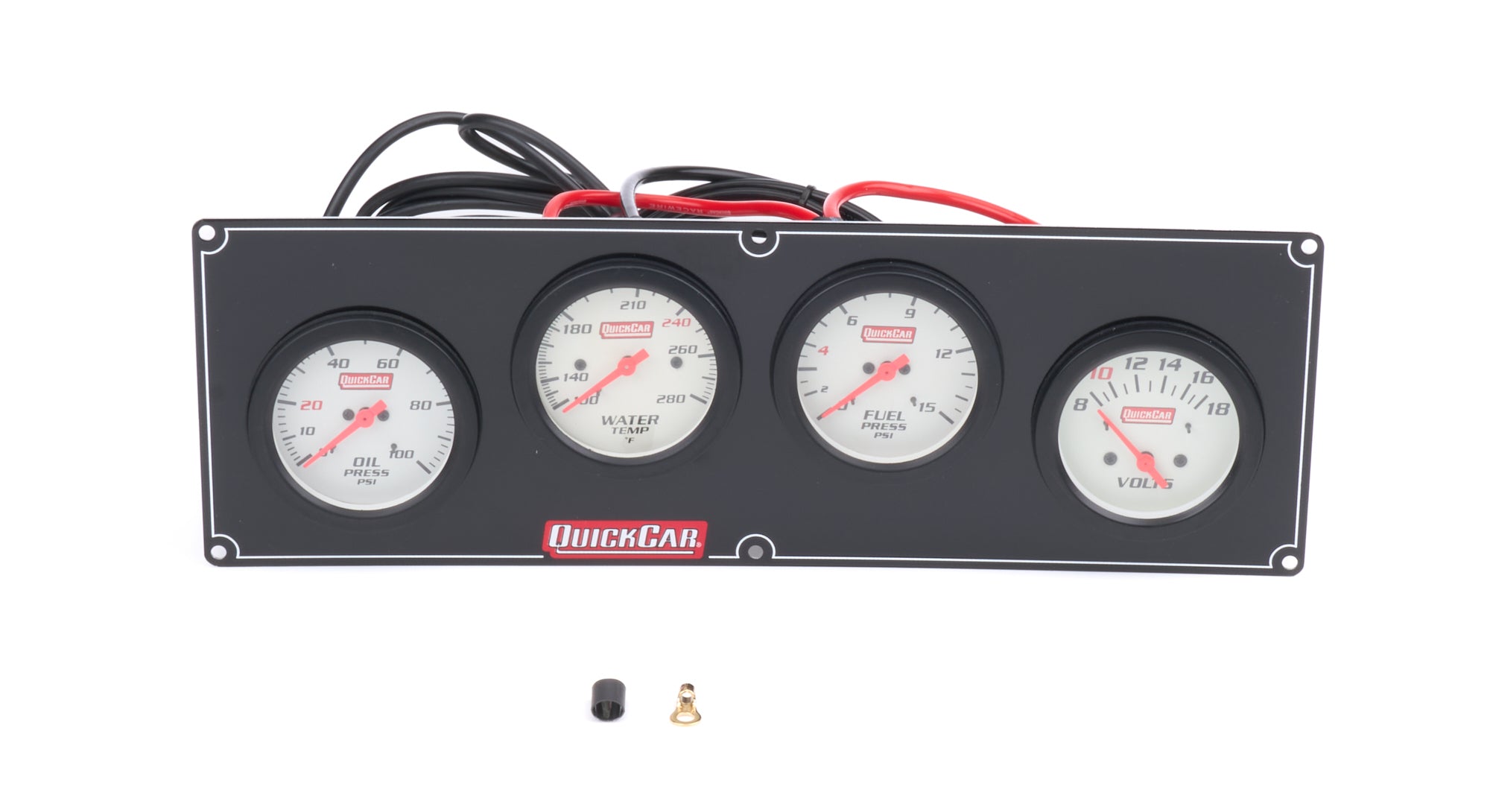 Quickcar Racing 61-7028 4 Gauge Extreme Panel OP/WT/FP/VT Quickcar Racing 61-7028