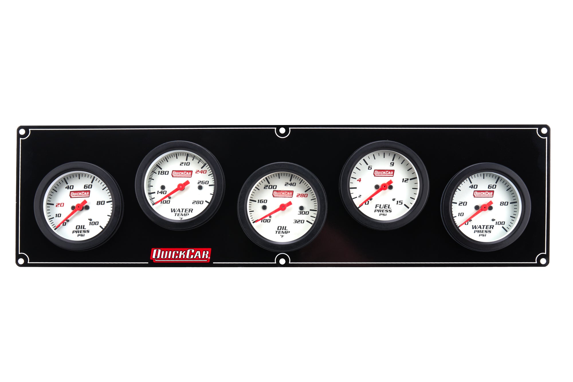Quickcar Racing 61-7056 5 Gauge Extreme Panel OP/WT/OT/FP/WP Quickcar Racing 61-7056