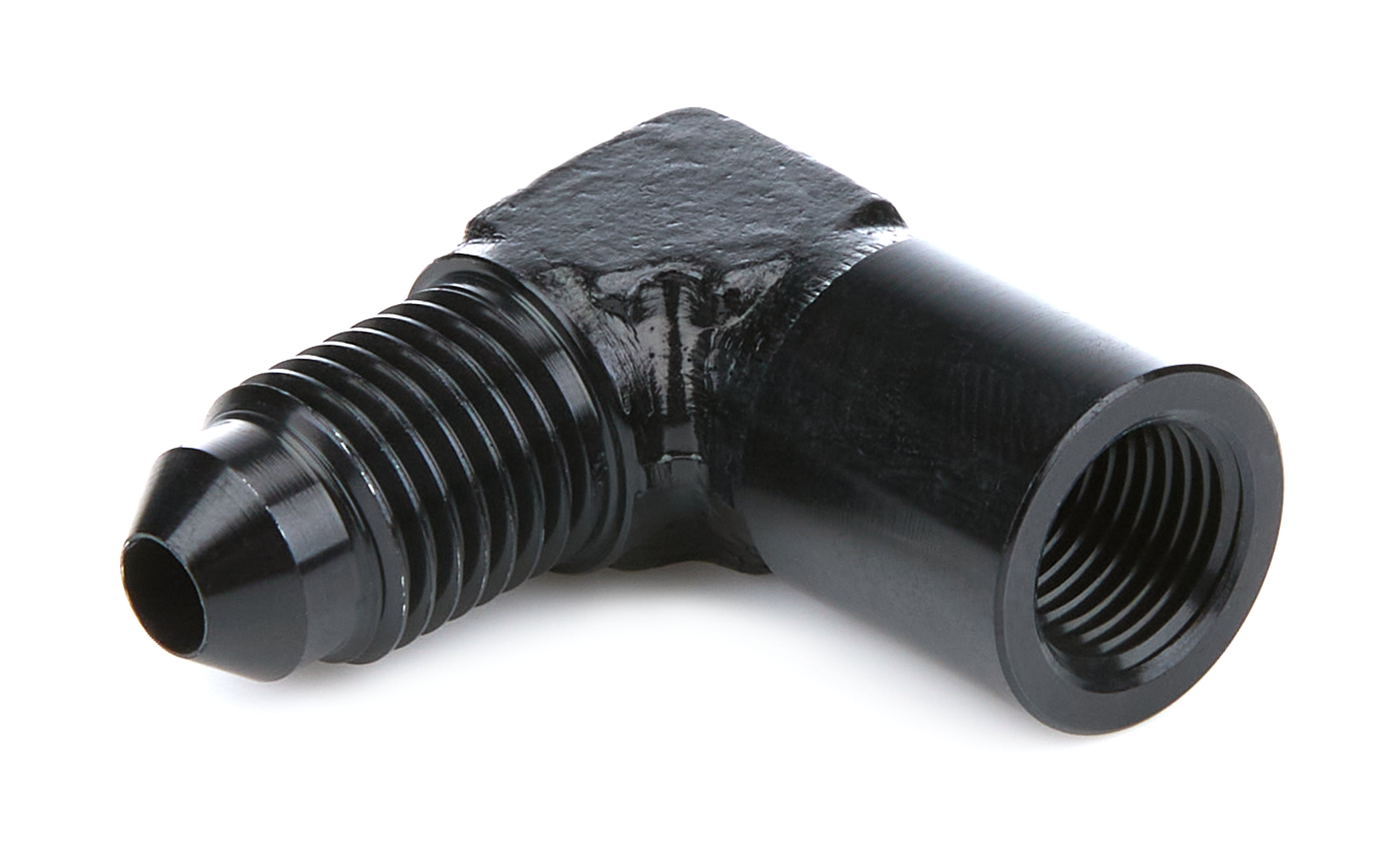 Quickcar Racing 61-723 Aluminum 90 Female 1/8in NPT to -4an Male Quickcar Racing 61-723