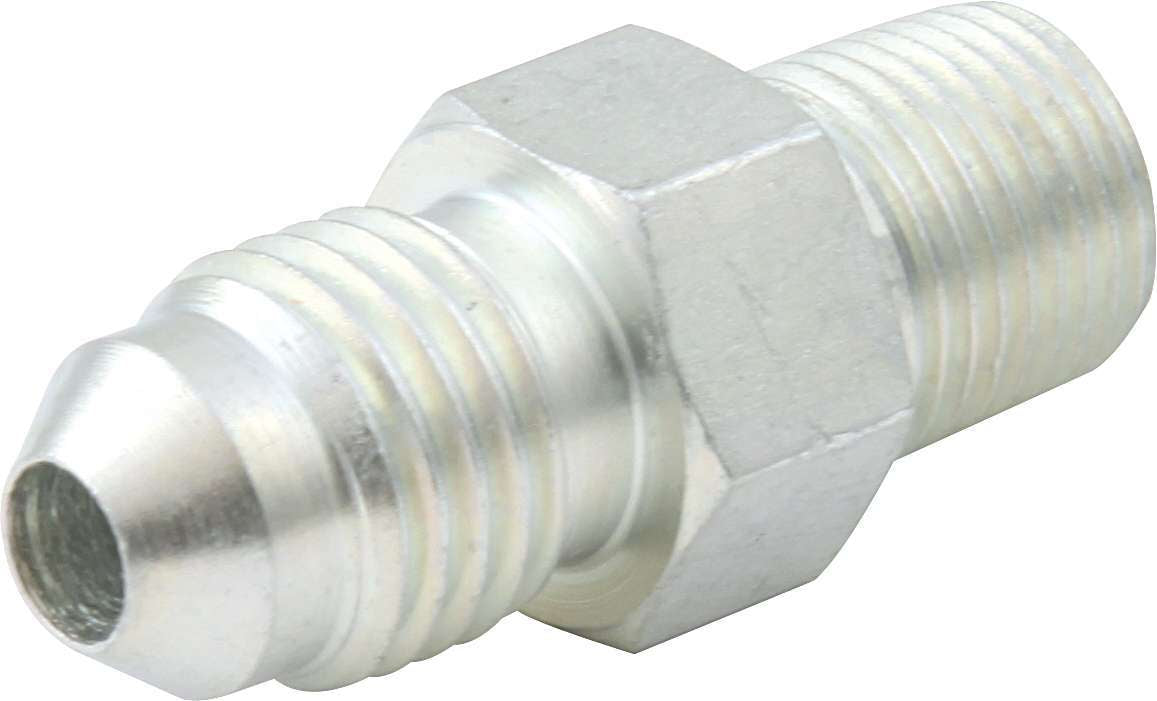 Quickcar Racing 61-725 Gauge Adapter 1/8in NPT Male to -4an Male Quickcar Racing 61-725