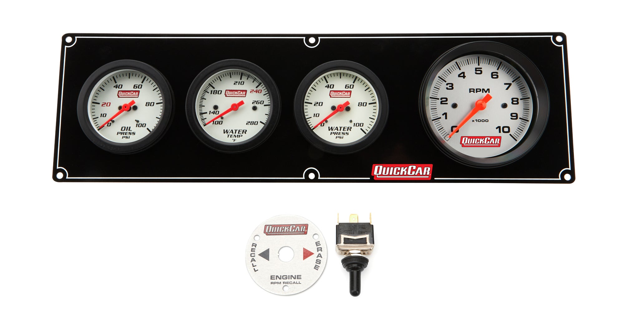 Quickcar Racing 61-77463 Extreme 3-1 OP/WT/WP w/ 3-3/8in Tach Quickcar Racing 61-77463