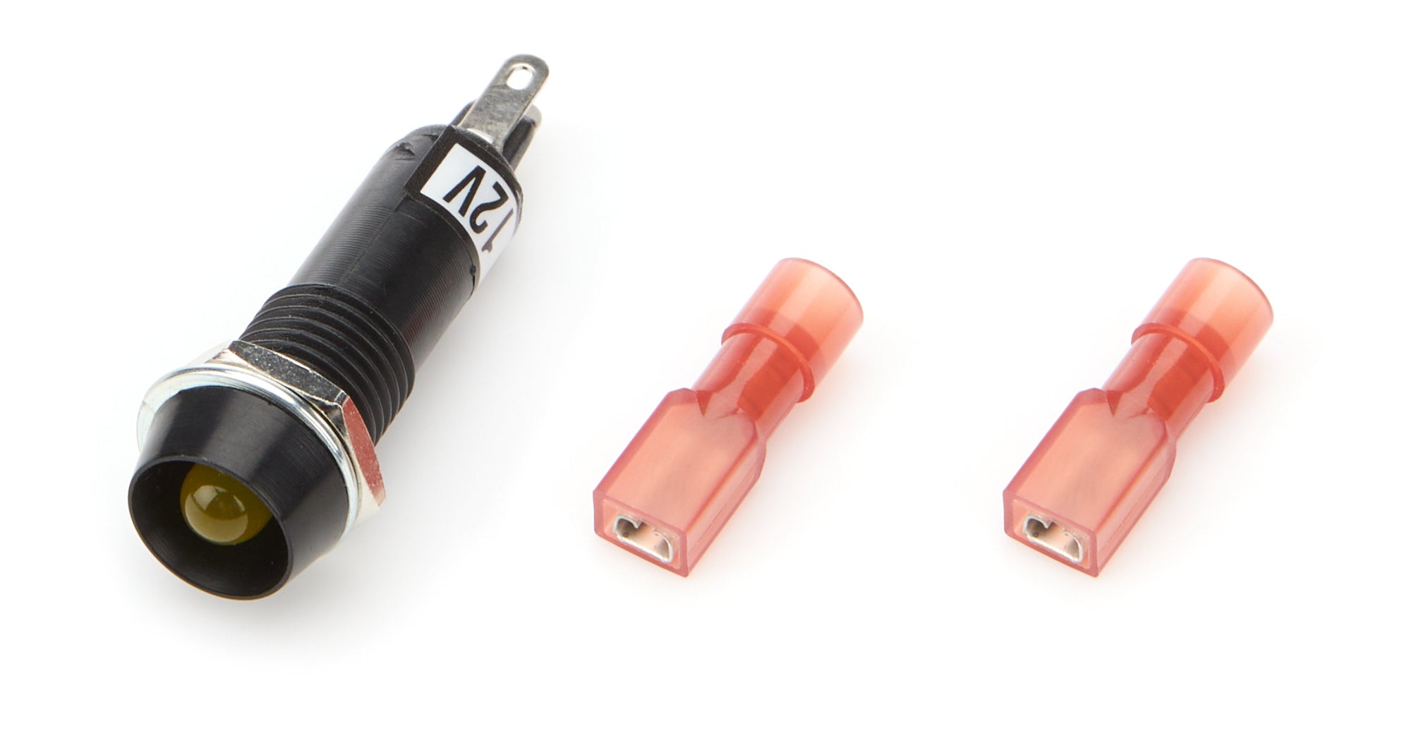 Quickcar Racing 61-804 Warning Light 3/8in Amber Quickcar Racing 61-804