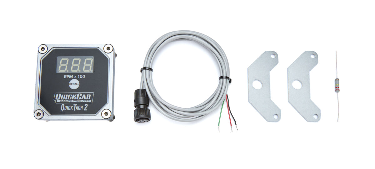 Quickcar Racing 611-102 QuickCar QuickTach 2 LED Tachometer Quickcar Racing 611-102