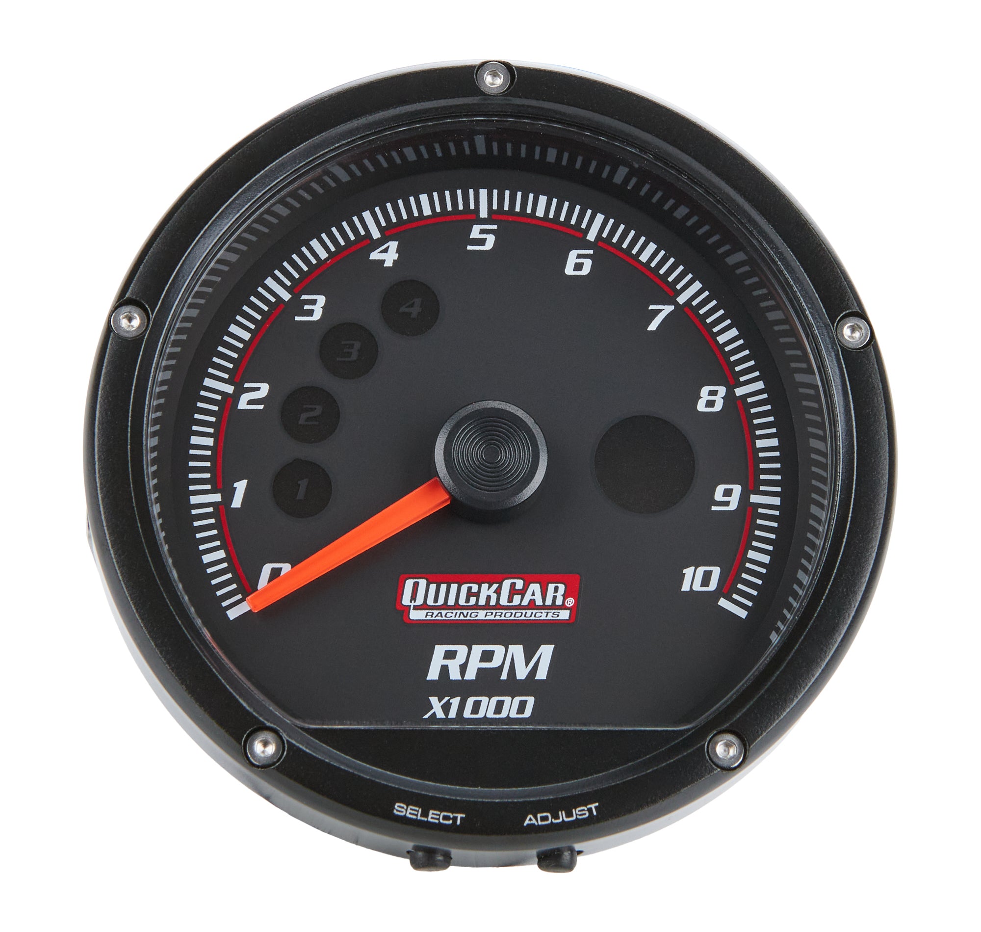Quickcar Racing 63-002 Redline Multi-Recall Tach Black Quickcar Racing 63-002