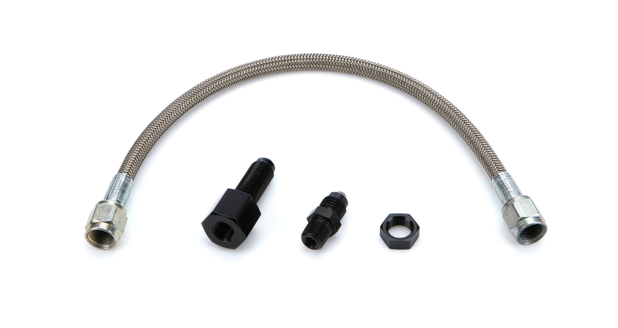 Quickcar Racing 63-71012 Line Kit 12in Steel Braided Quickcar Racing 63-71012