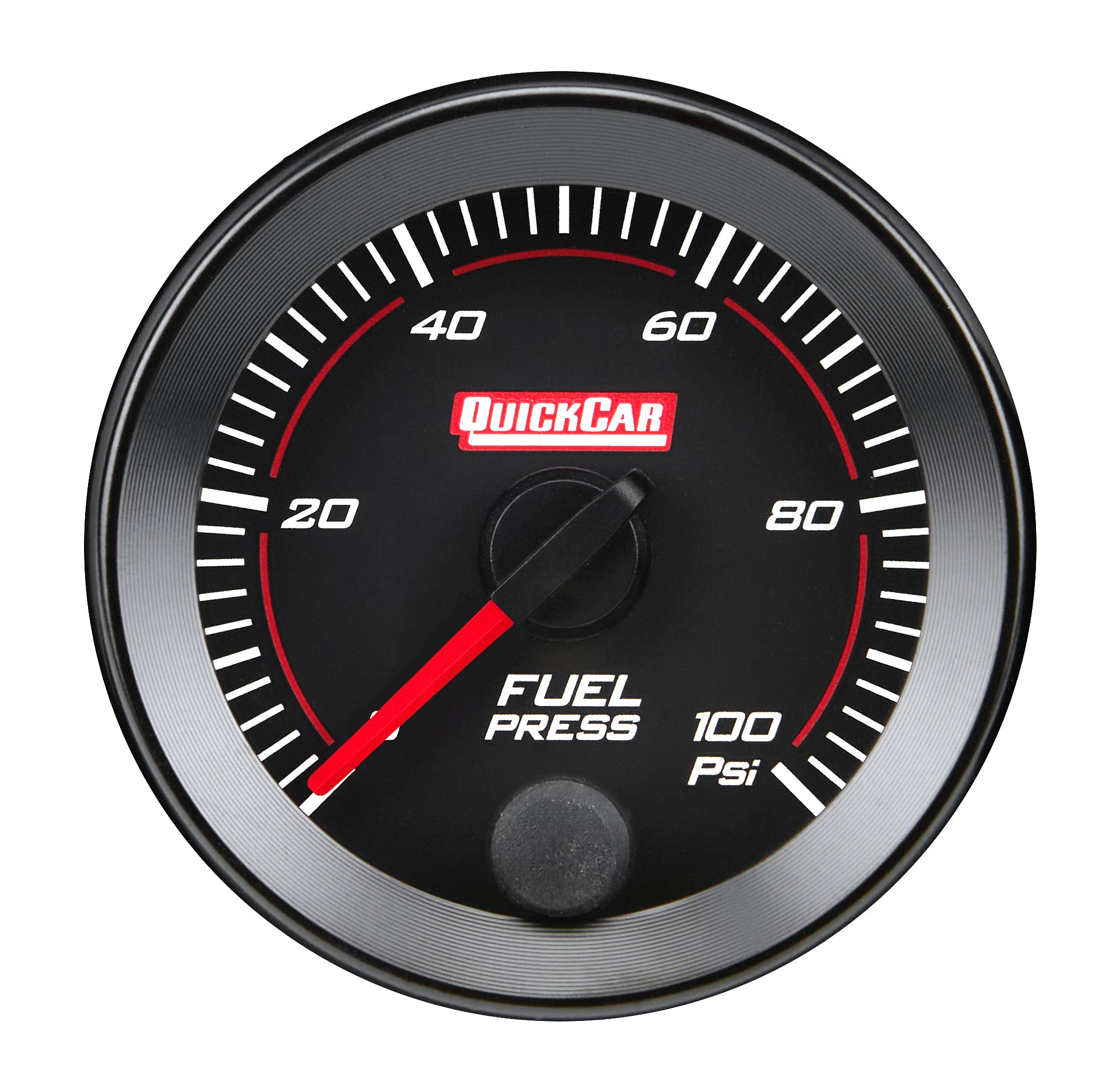 Quickcar Racing 65-005 RedLine  Gauge 2-1/16in Fuel Pressure  0-100psi Quickcar Racing 65-005