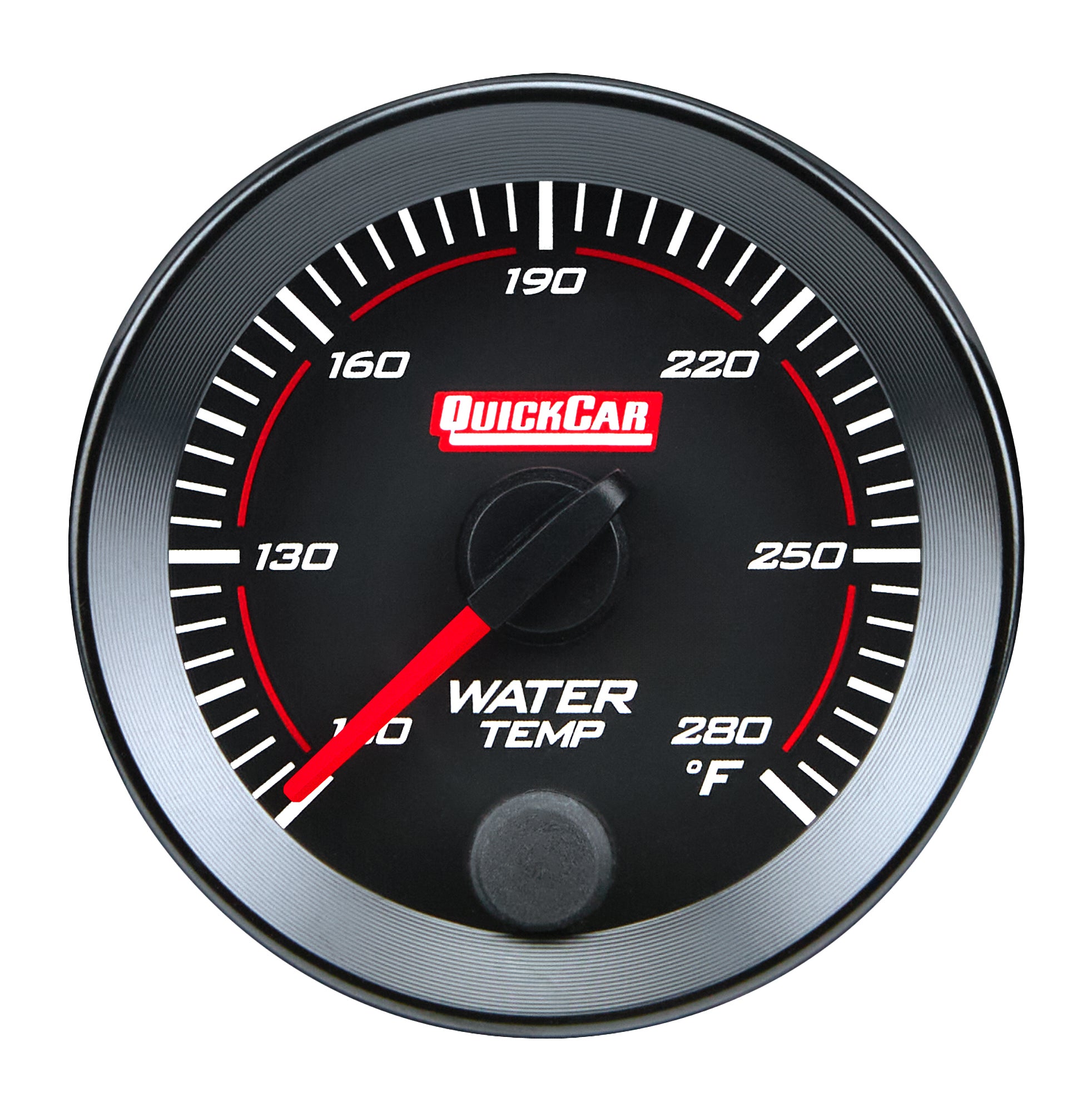 Quickcar Racing 65-006 RedLine  Gauge 2-1/16in Water Temp 100-280F Quickcar Racing 65-006