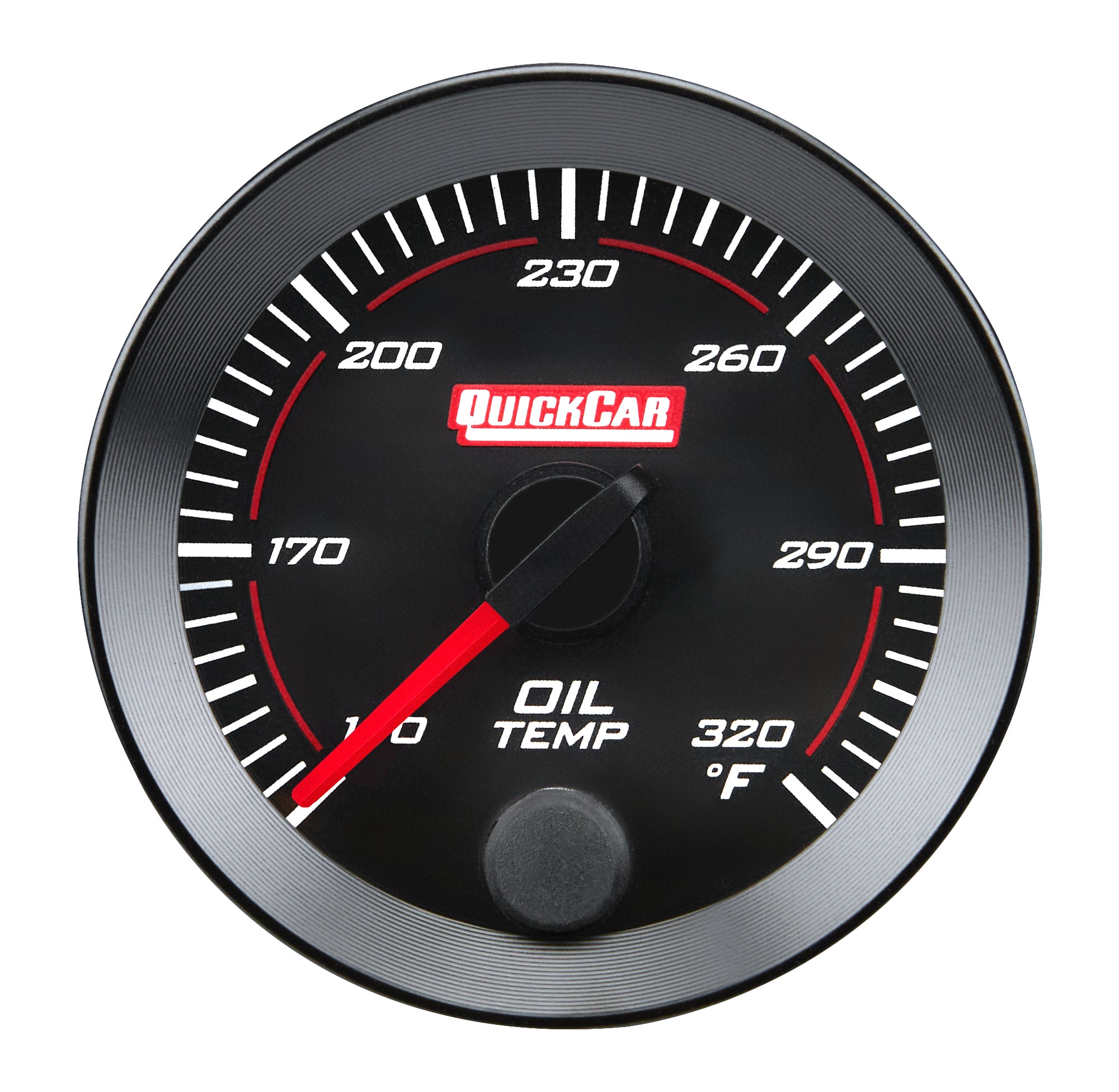Quickcar Racing 65-009 RedLine  Gauge 2-1/16in Oil Temperature 140-320F Quickcar Racing 65-009