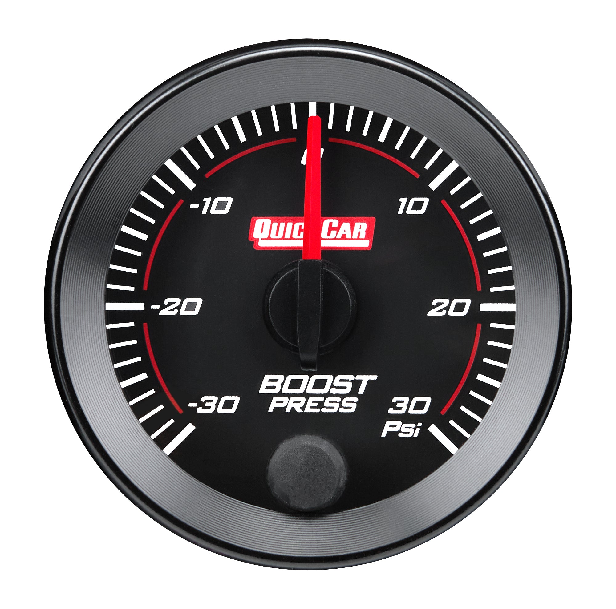 Quickcar Racing 65-012 RedLine  Gauge 2-1/16in Boost  -30/30psi Quickcar Racing 65-012