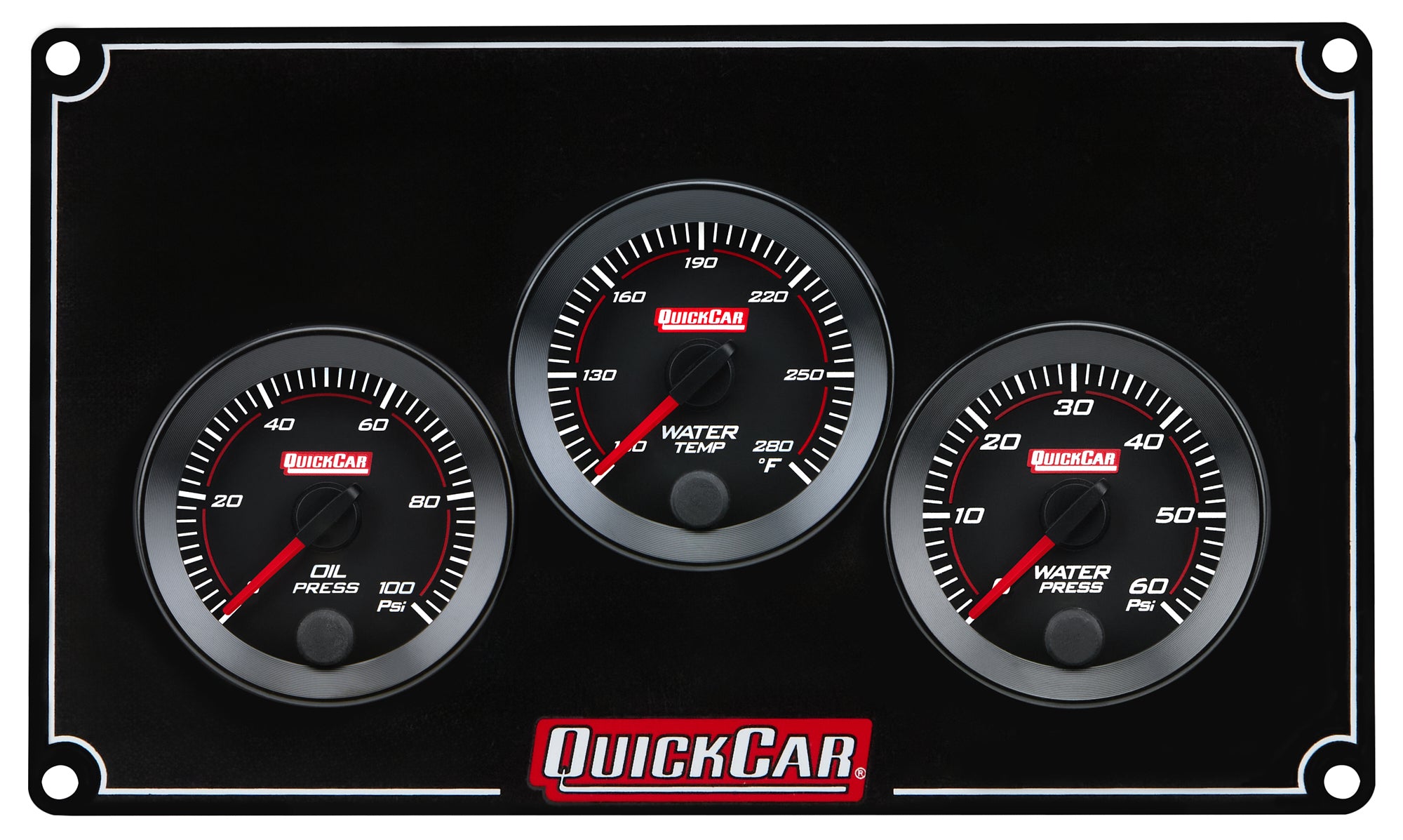 Quickcar Racing 65-3016 RedLine Panel 2-1/16in OP/WT/WP Quickcar Racing 65-3016