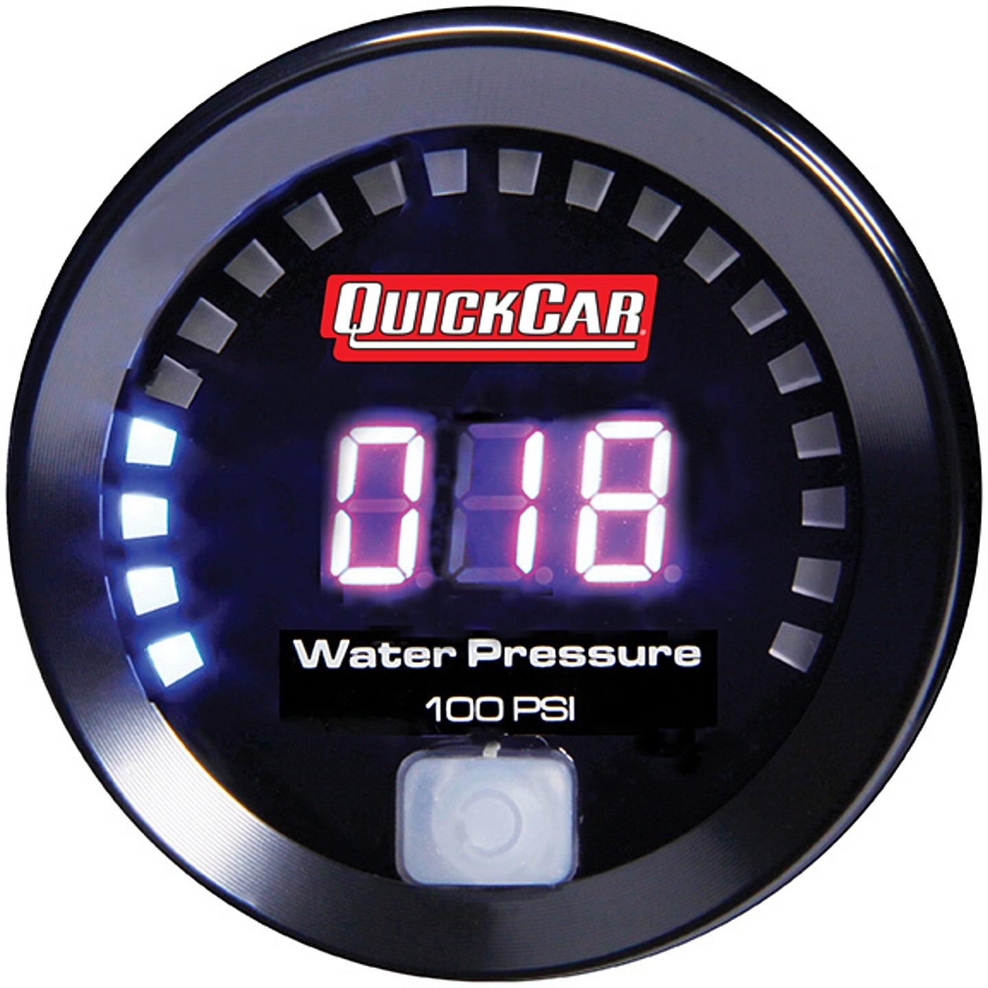 Quickcar Racing 67-008 Digital Water Pressure Gauge 0-100 Quickcar Racing 67-008