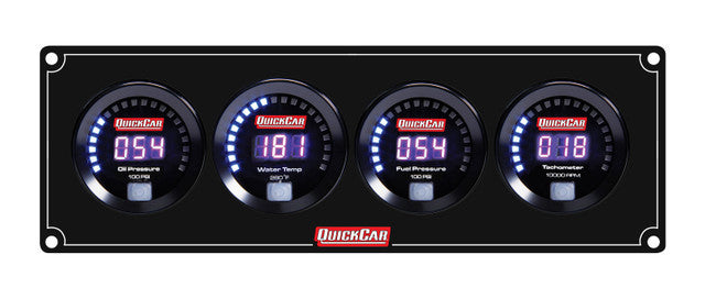 Quickcar Racing 67-3048 Digital 3-1 Gauge Panel OP/WT/FP100 Quickcar Racing 67-3048