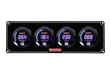 Quickcar Racing 67-4021 Digital 4-Gauge Panel OP/WT/OT/FP Quickcar Racing 67-4021