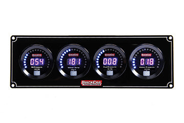 Quickcar Racing 67-4026 Digital 4-Gauge Panel OP/WT/FP/WP Quickcar Racing 67-4026
