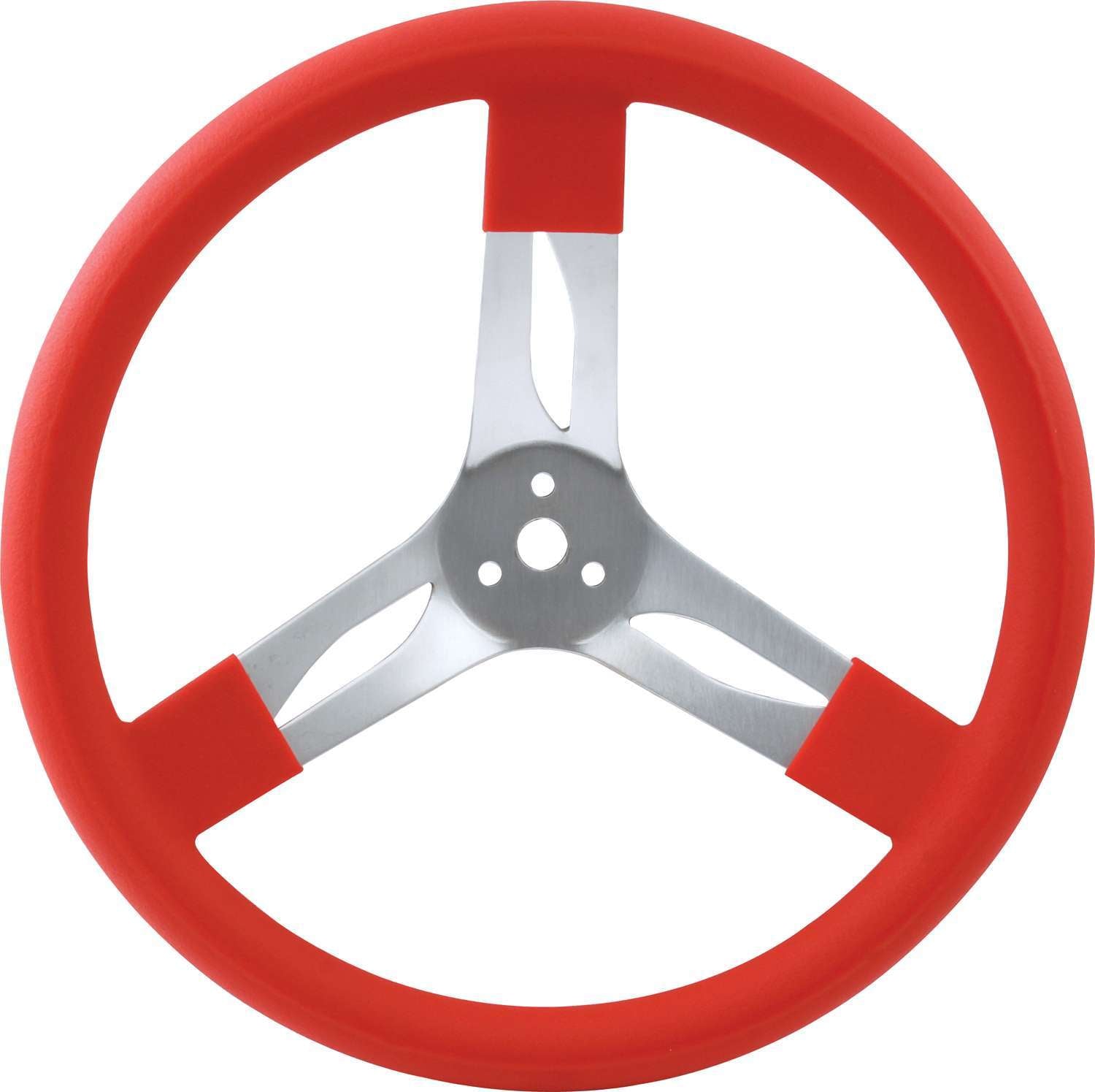 Quickcar Racing 68-0011 15in Steering Wheel Alum Red Quickcar Racing 68-0011