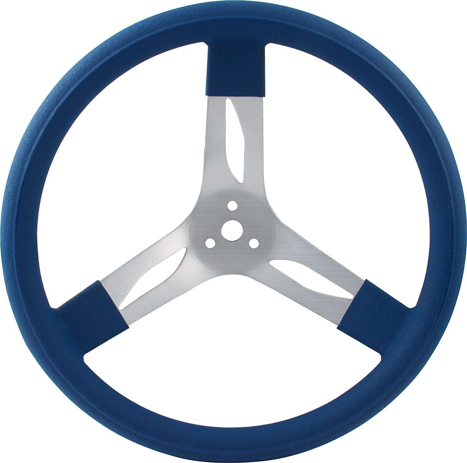 Quickcar Racing 68-0012 15in Steering Wheel Alum Blue Quickcar Racing 68-0012
