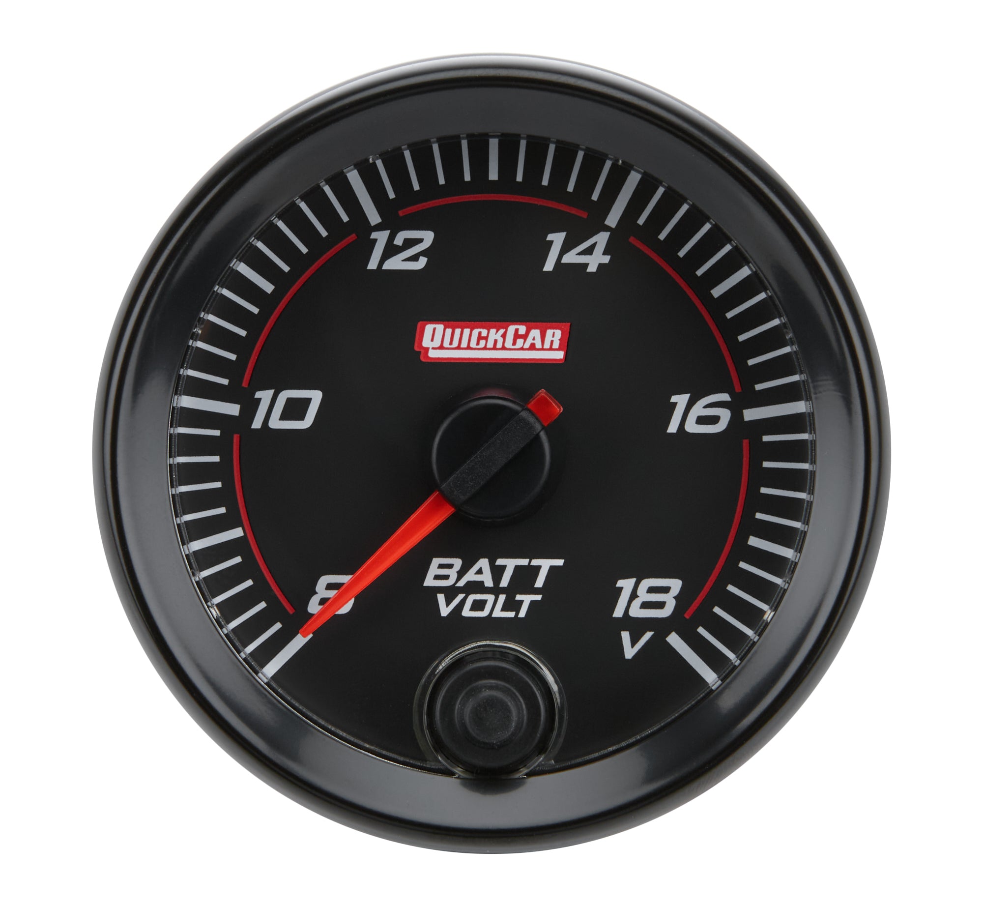 Quickcar Racing 69-007 Redline Gauge Voltmeter Quickcar Racing 69-007