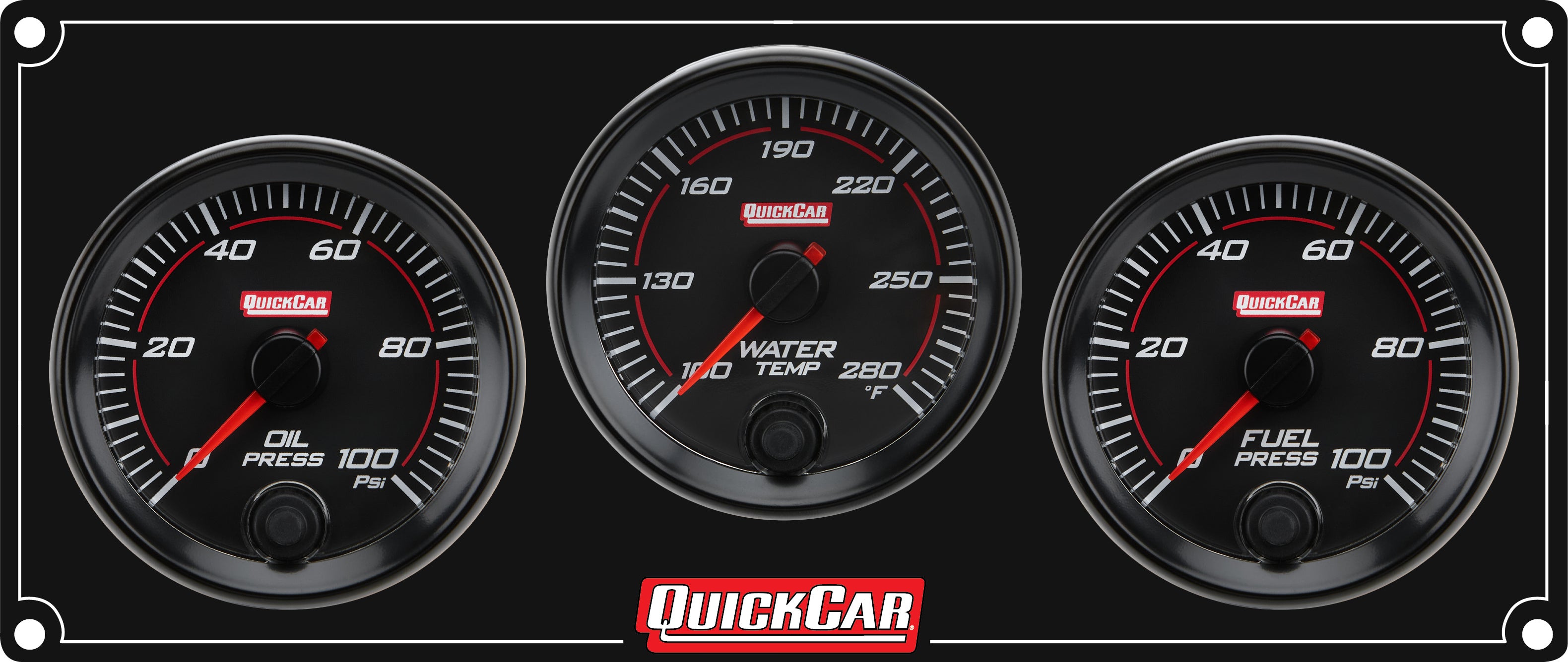 Quickcar Racing 69-3018 RedLine Panel 2-5/8in OP/WT/FP100 Quickcar Racing 69-3018