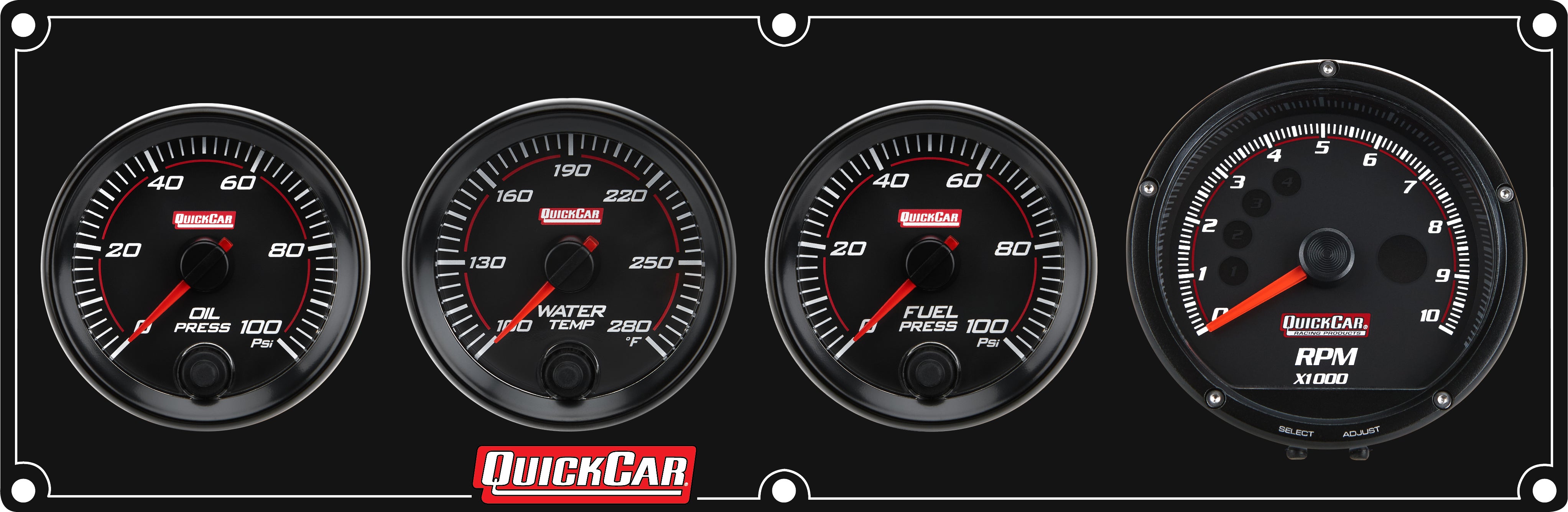 Quickcar Racing 69-3048 RedLine Panel 2-5/8in 3-1 OP/WT/FP100 Quickcar Racing 69-3048