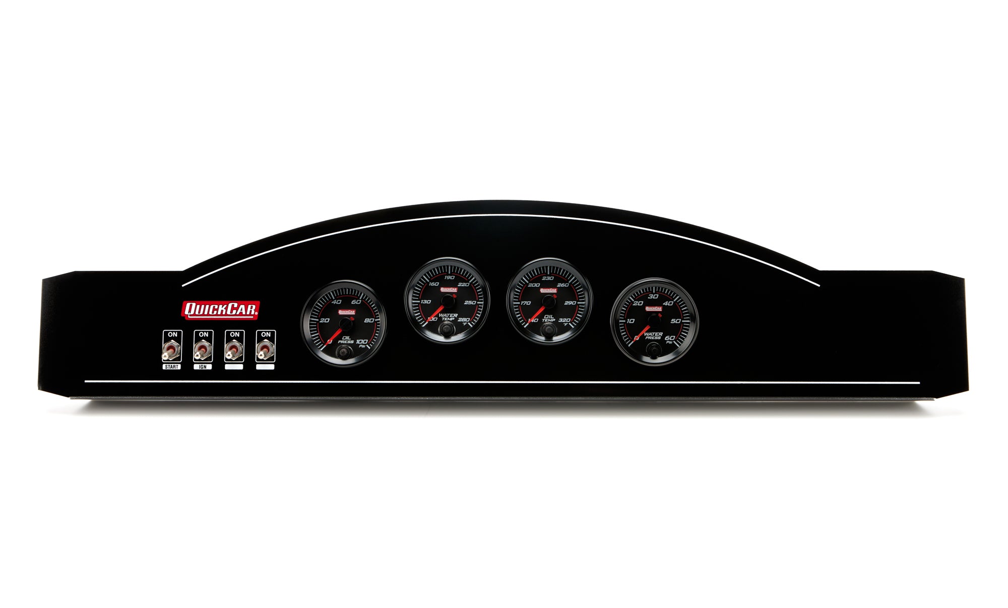 Quickcar Racing 69-823-031 Dash Panel Redline OP/WT /OT/WP Single Ignition Quickcar Racing 69-823-031