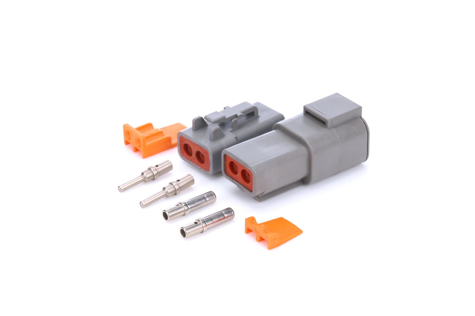 Quickcar Racing 71-222 Deutsch Connector - 2 Pin Kit DTP Quickcar Racing 71-222