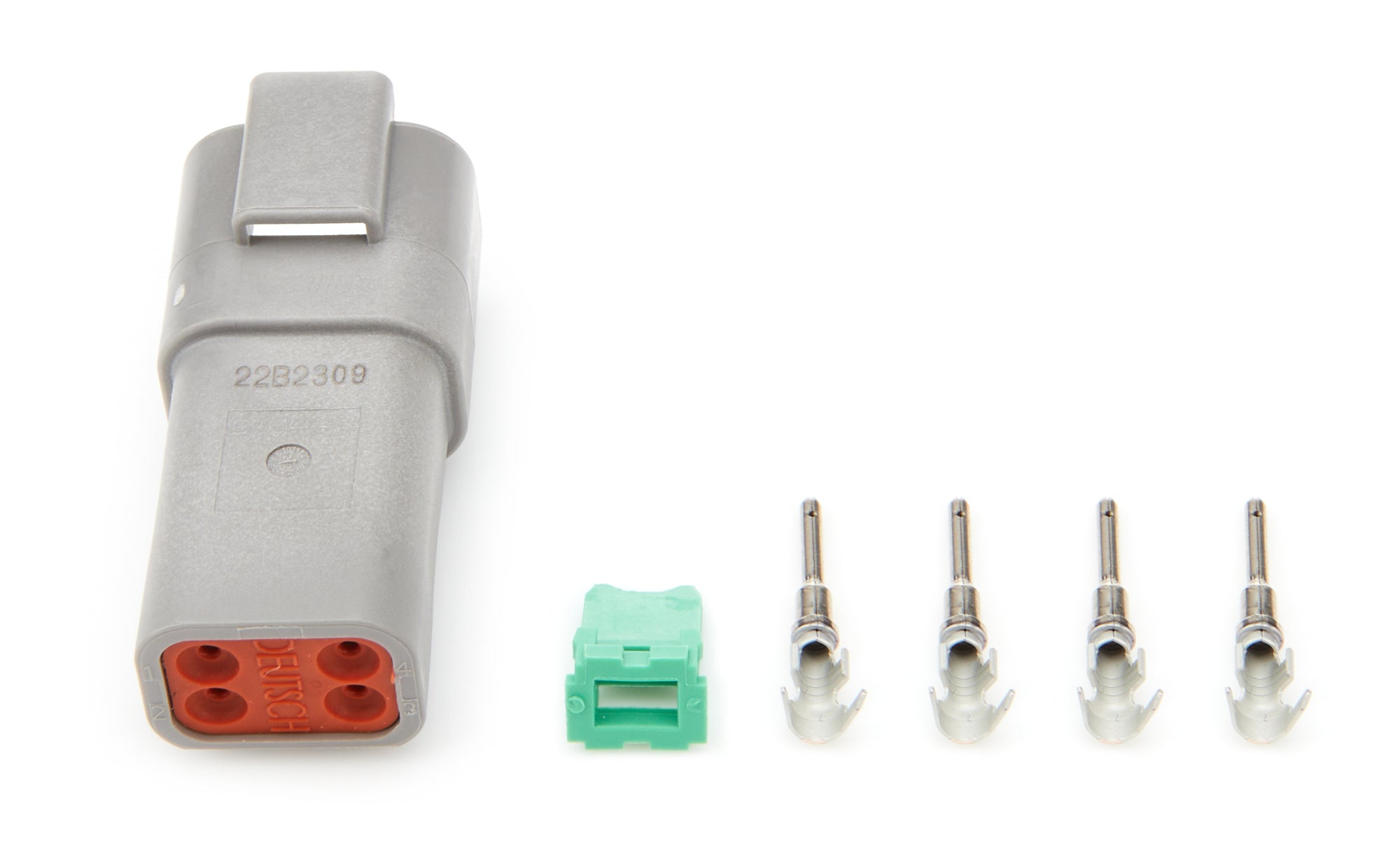 Quickcar Racing 71-341 Plug Deutsch 4 Pin Receptacle Quickcar Racing 71-341