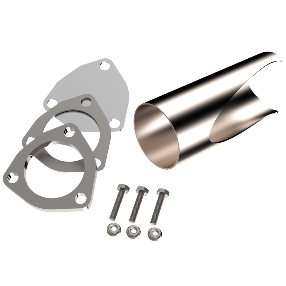 QTP 10251 2.5in Stainless Steel Exhaust Cutout QTP 10251
