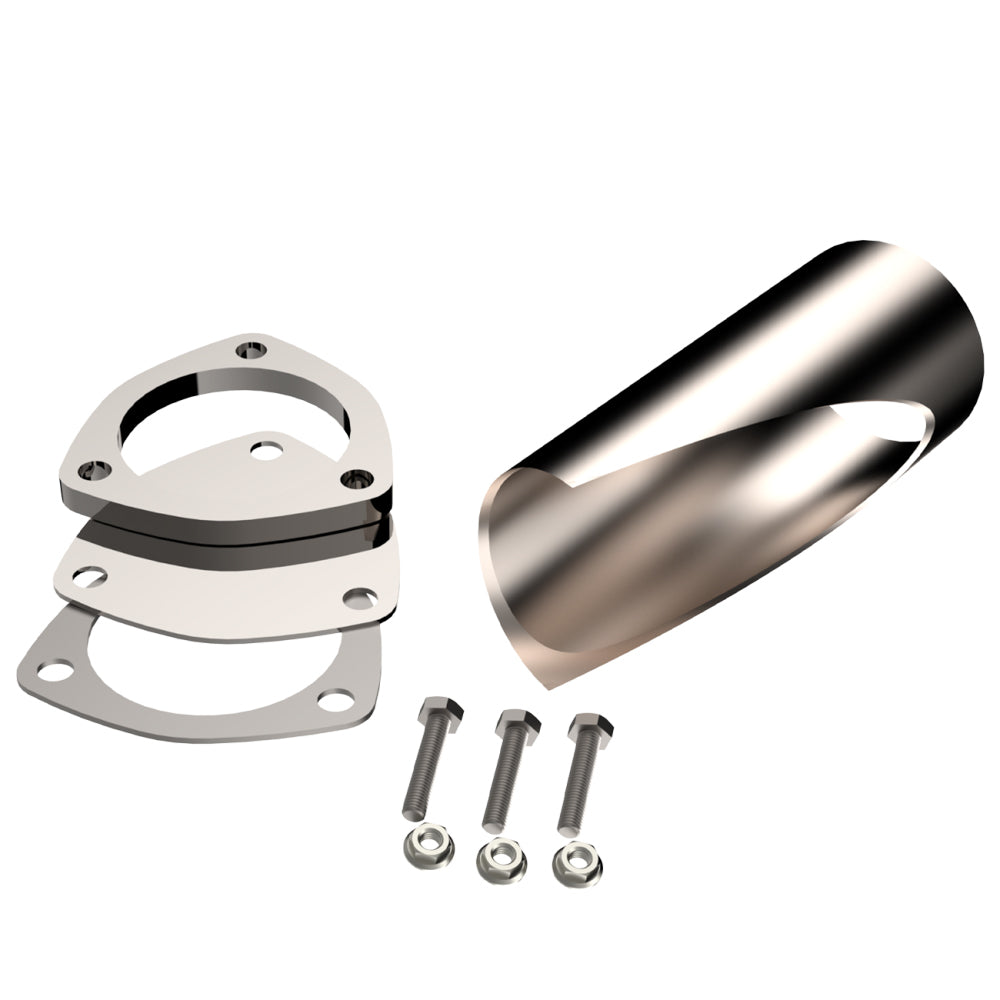 QTP 10301 3in Stainless Steel Exhaust Cutout QTP 10301