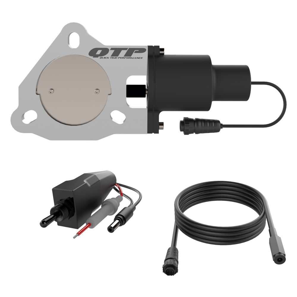 QTP QTEC30 3.00 Inch Electric E xhaust Cutout Valve QTP QTEC30