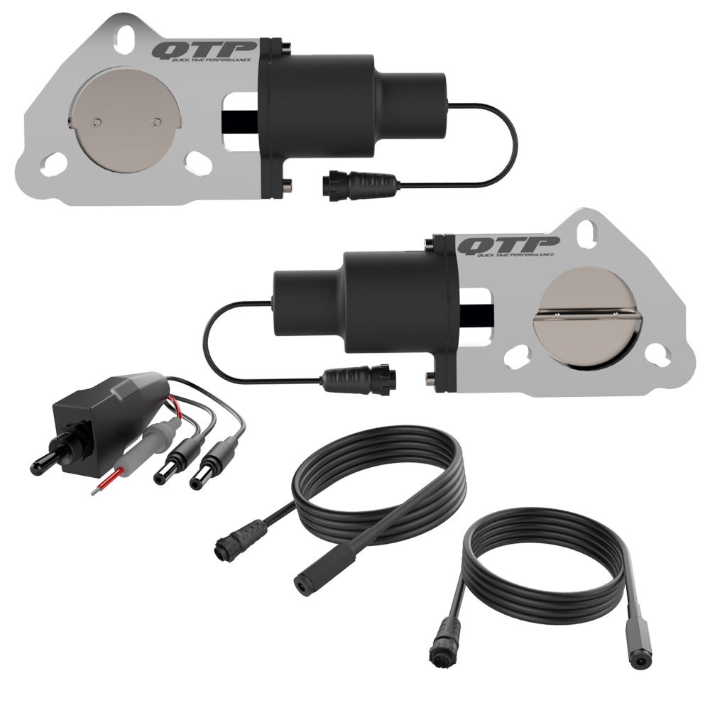 QTP QTEC50 Dual 2.50 Inch Elect ric Cutout Valves QTP QTEC50
