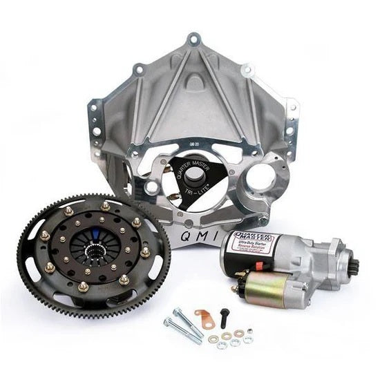 Quarter Master 10038590ZZ Bellhousing Kit Chevy Crate Engine 5.5in V Dri Quarter Master 10038590ZZ